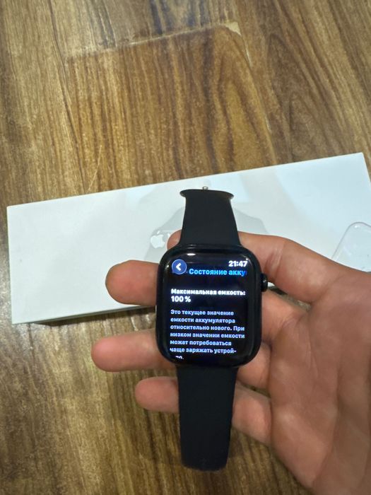 Apple watch 10/46 qora