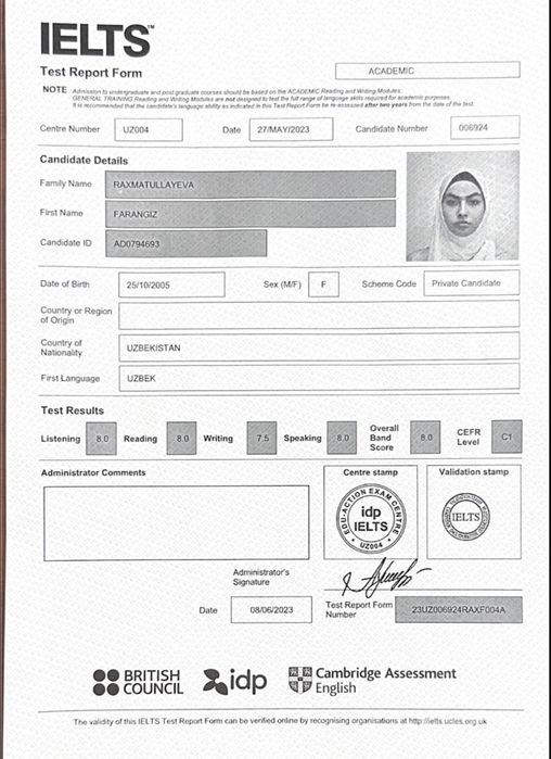 Онлайн репетитор по английскому языку, IELTS инструктор