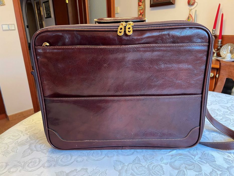 Мъжка кожена бизнес пътна чанта Marino Orlandi