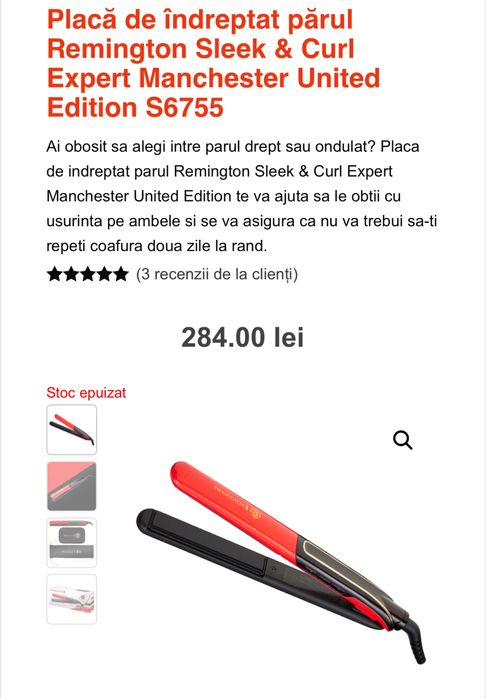 Placa de indreptat parul Remington