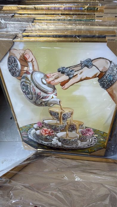 Картина 3Д кристалами