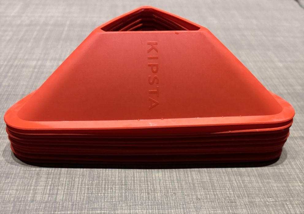 Copete de fotbal Kipsta portocalii 10x