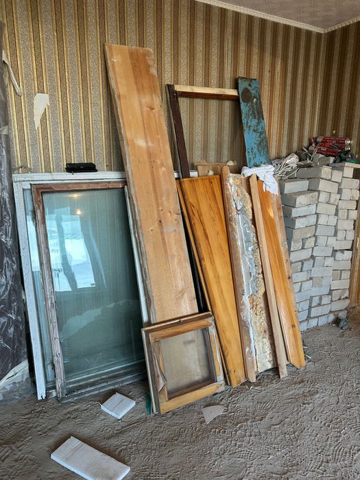 Отдам окна деревянные