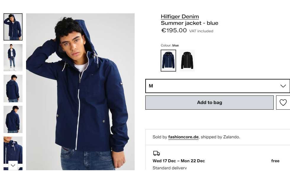 Geaca/Jacheta Tommy Hilfiger Navy Blue