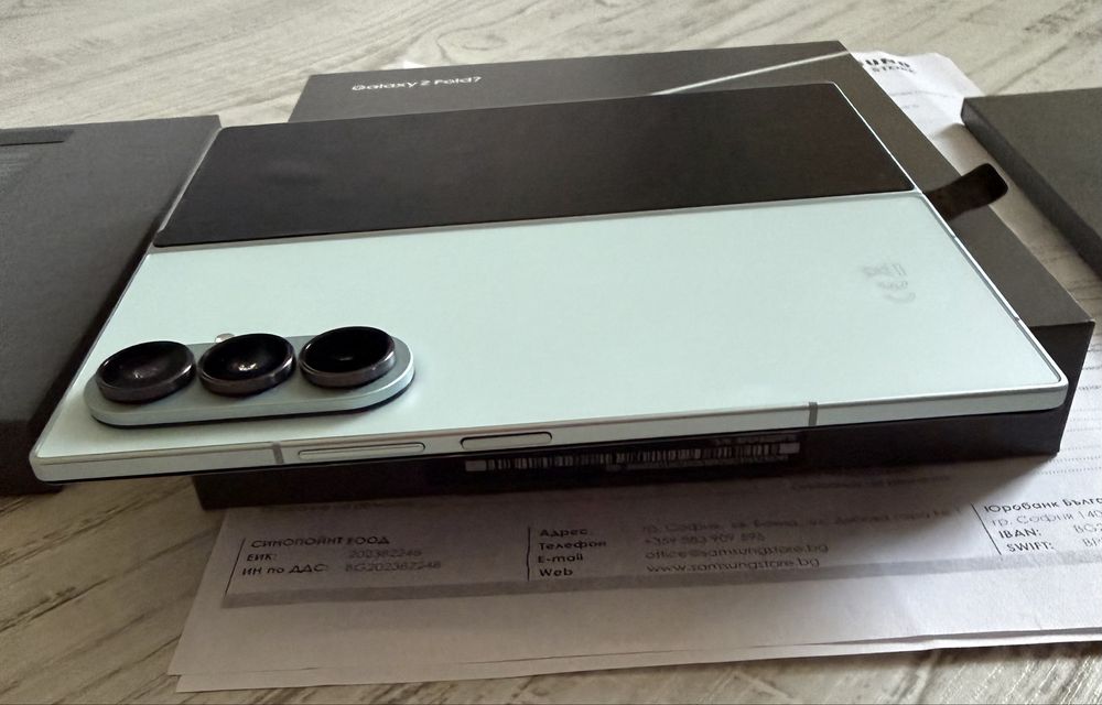 КАТО НОВ Samsung Z Fold 7 Mint 512GB 24м. ГАРАНЦИЯ ПОДАРЪК