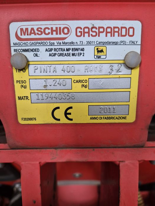 Vand  semanatoare Gaspardo Pinta 400