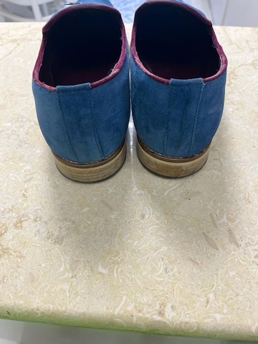 Pantofi barbati albastri