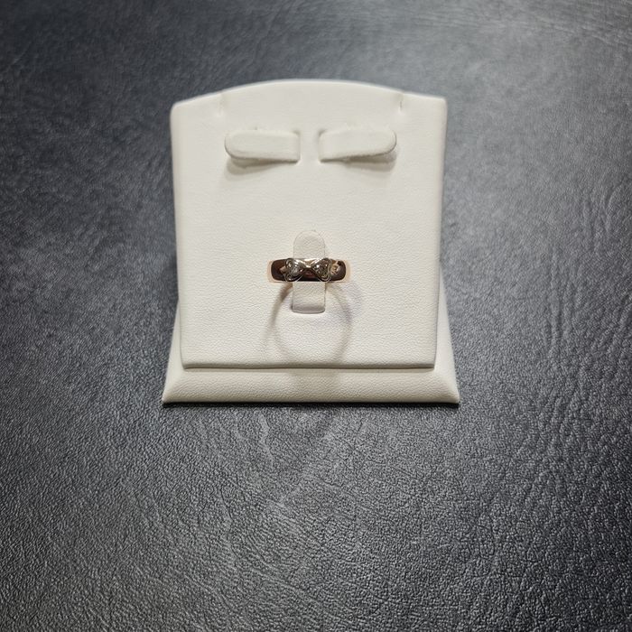 Кольцо Золотое Обручалка с Бриллиантами