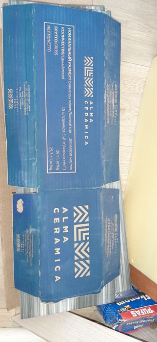 Остатки керамической плитки