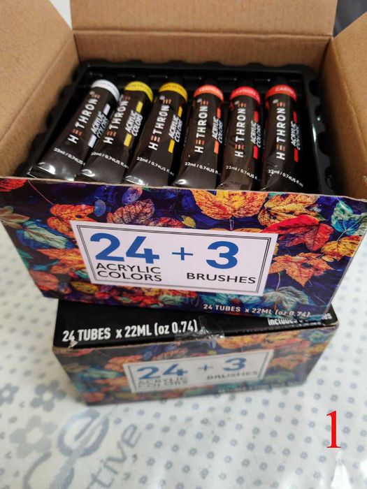 Акрилни бои Hethrone/ Панели за рисуване/ Сгъваем статив