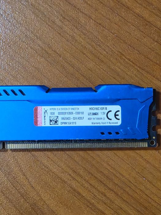 Ram 8gb DDR3 1600mhz за компютър