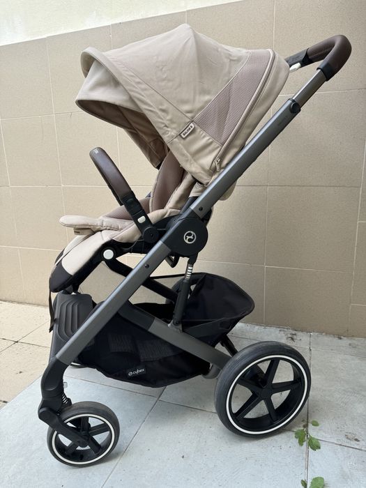 Cybex balios s lux 2024 almond beige 2в1
