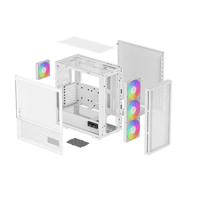Кутия за компютър DeepCool CH560 Digital White