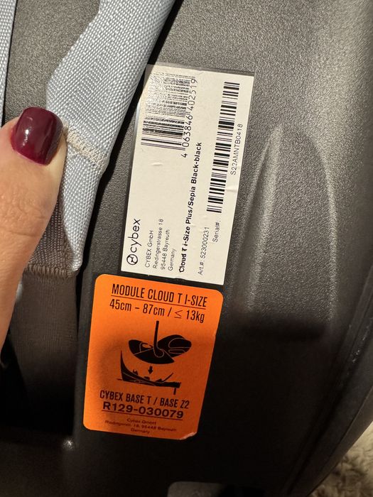 Carut cybex 2 in 1 plus scoica cloud t i-size