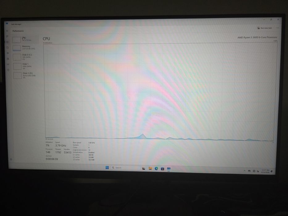 Vand PC gaming, r5 3600, rx6600, 16GB RAM