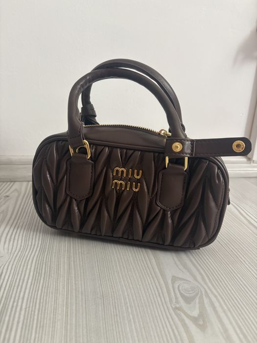 geanta miu miu arcadie coffee