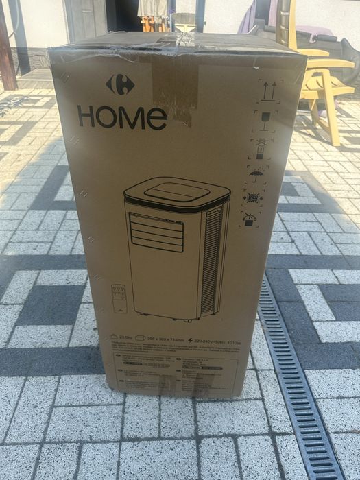 Aer condiționat portabil Carrefour HOME 9000 BTU – Nou, Sigilat, Clasa A