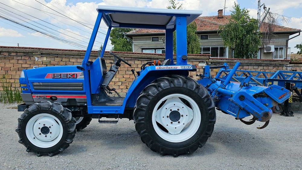 Японски трактор Iseki TA287F с фреза, 4x4, 28 кс., АграБГ Джолев