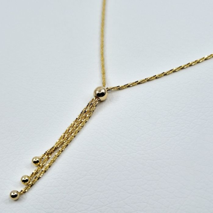 Lant cu pandantiv din aur de 14k, 4.60g | GlobalCash.ro #GR114589