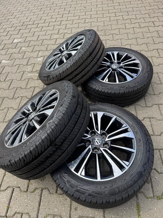 Jante originale + cauciucuri vara  Vw T6.1 , 17inch