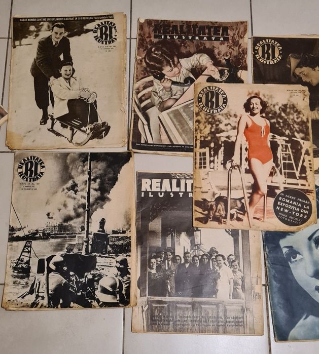 Reviste Realitatea Ilustrata Vechi Perioada Interbelica Romanesti Ww2