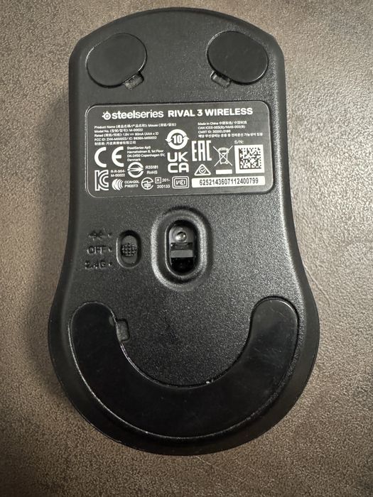 Mouse SteelSeries Rival 3 Wireless