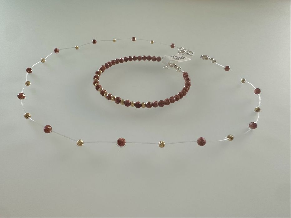 Set colier si bratara accesorii argint