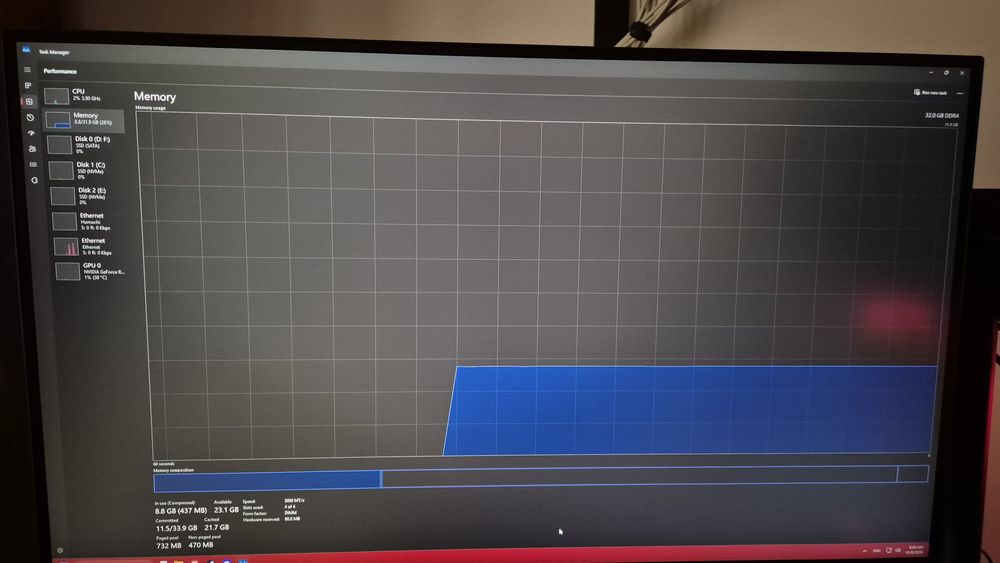 Vând 32 GB RAM Kingston DDR4