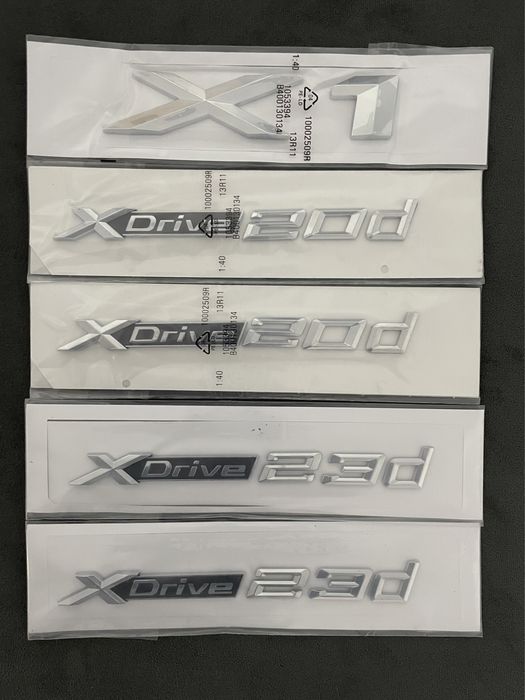 Stiker/Emblema/Logo Bmw X1 X3 X5 X6 Xdrive 20 23 25 30 40 50d