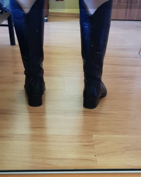 Cizme lungi piele naturală