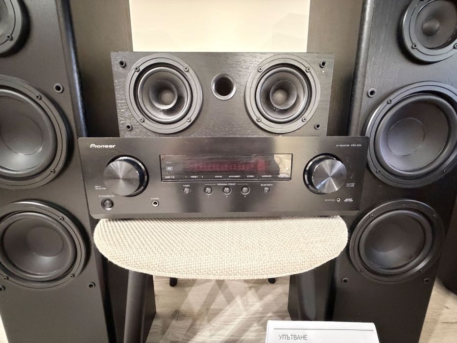 Pioneer VSX-534 + 5.0 колони | Домашно кино | ТОП състояние