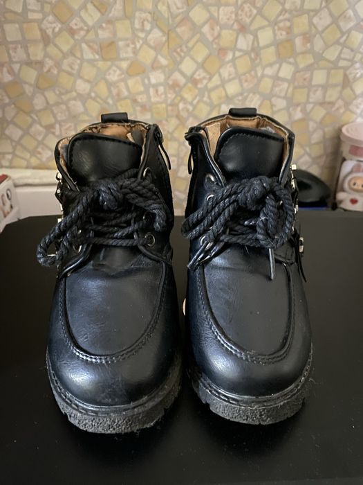 Обувь (ботинки) для мальчика из Германии. (Осень-зима). Тёплые. Кожа.