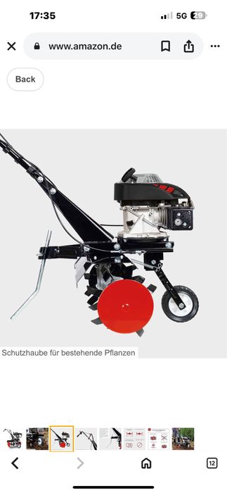 Бензинова мотофреза