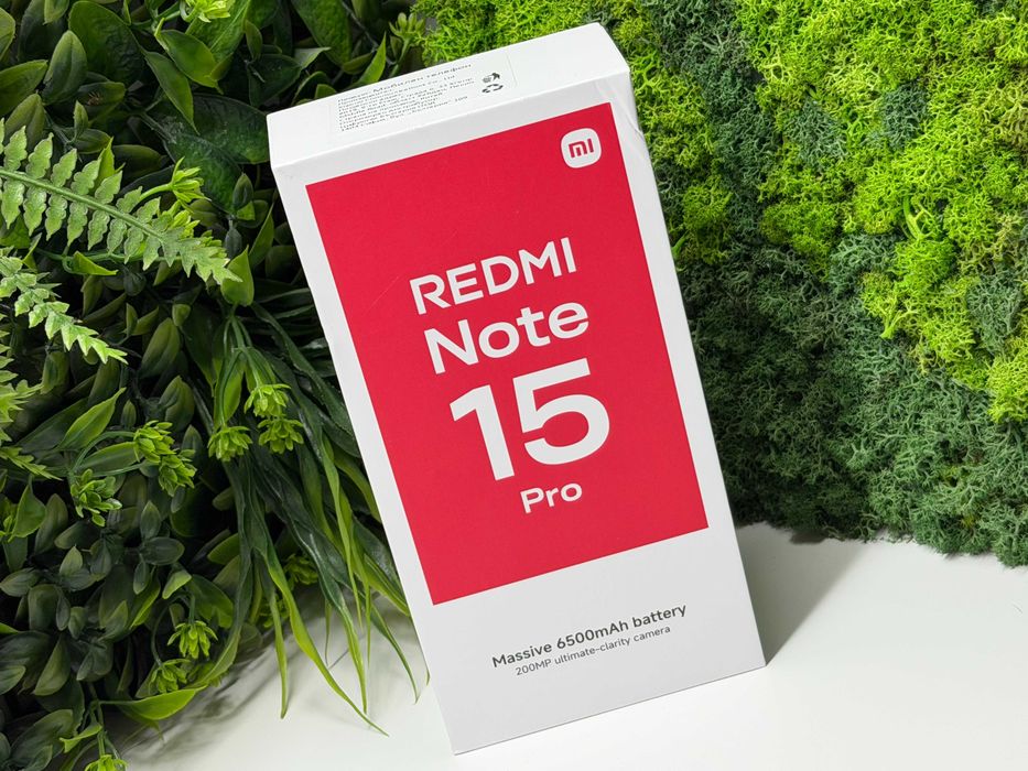 ! НоВо ! Xiaomi Redmi Note 15 Pro 256GB 3г Гаранция Titanium