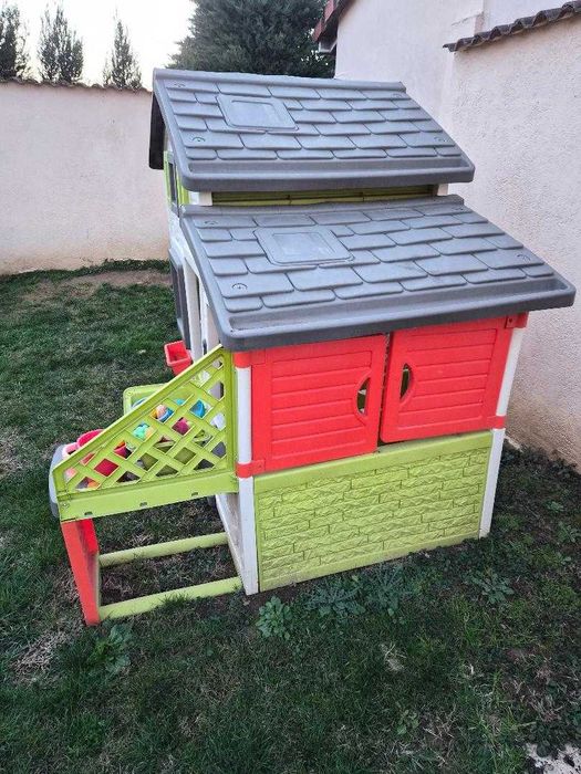 Casuta pentru copii Smoby - Neo Friends, cu bucatarie