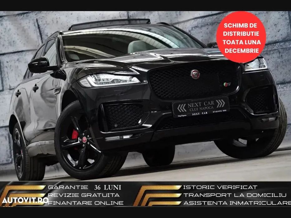 Jaguar F-Pace GARANTIE 36 LUNI*RATE*4x4*R DYNAMIC*380CP*Piele*Panorama*Digital*Led