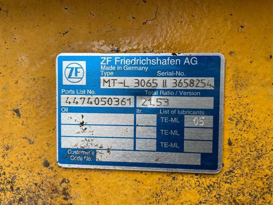 Axa ZF MT-L3065II - Piese de schimb ZF