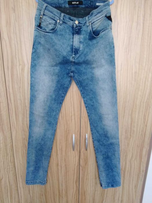 Мъжки дънки REPLAY slim fit elastan