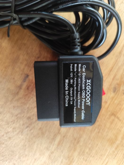 ОБД захранване, 5v 3A . Мини USB Кабел за  видеорегистратор