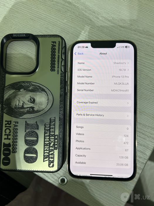 Iphone 13 pro gold