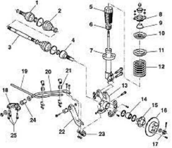стойка амортизатора OPEL Corsa