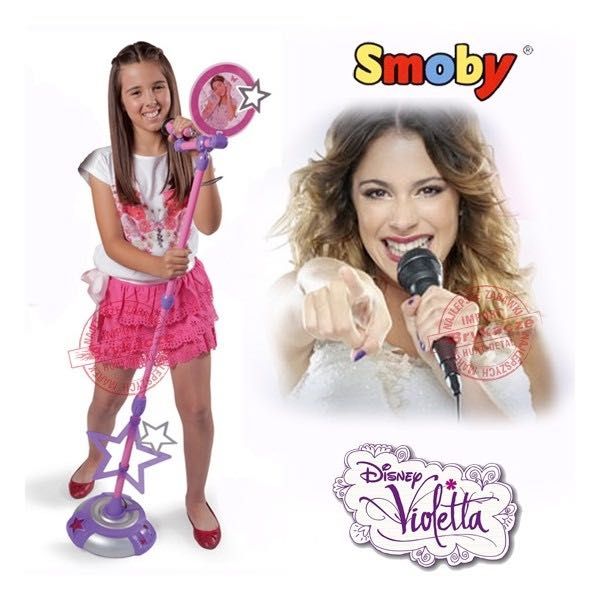 Microfon cu stativ Violetta