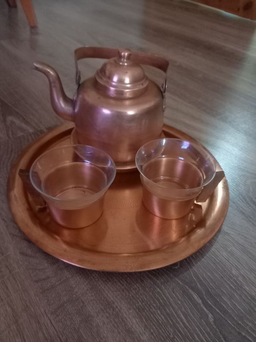 Меден сервиз за греяна ракия чай кафе