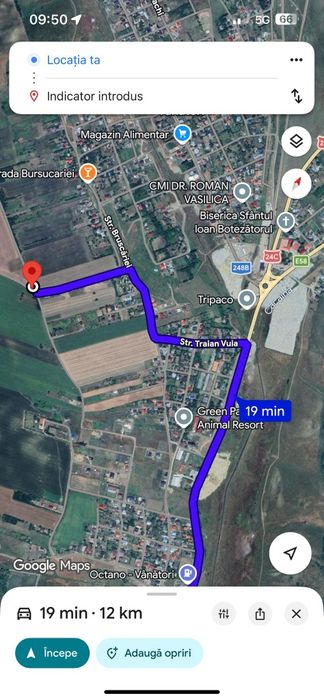 Teren intravilan vânători 750mp