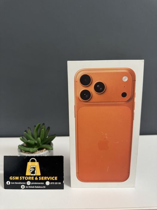 Iphone 17 Pro Max 512Gb Cosmic Orange Nou Sigilat 2 Ani Garantie Gsm Store&Service