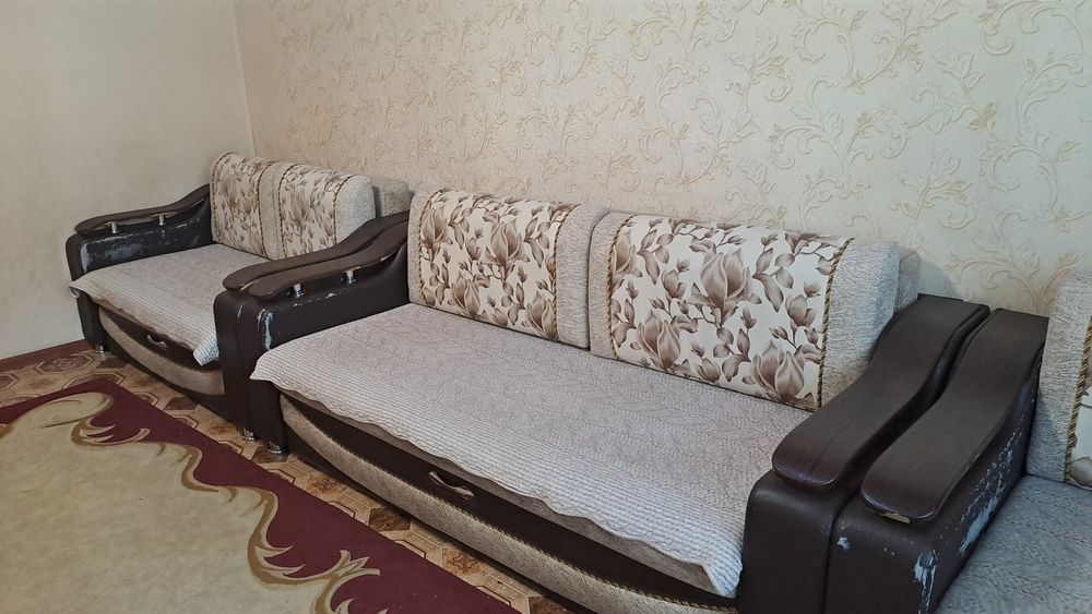 Диван 3+2+1 продается б/у