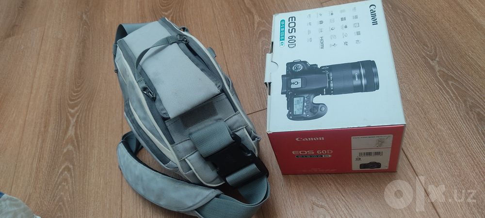 Canon 60D с объективом EF-S 18-135mm + сумка, карта памяти