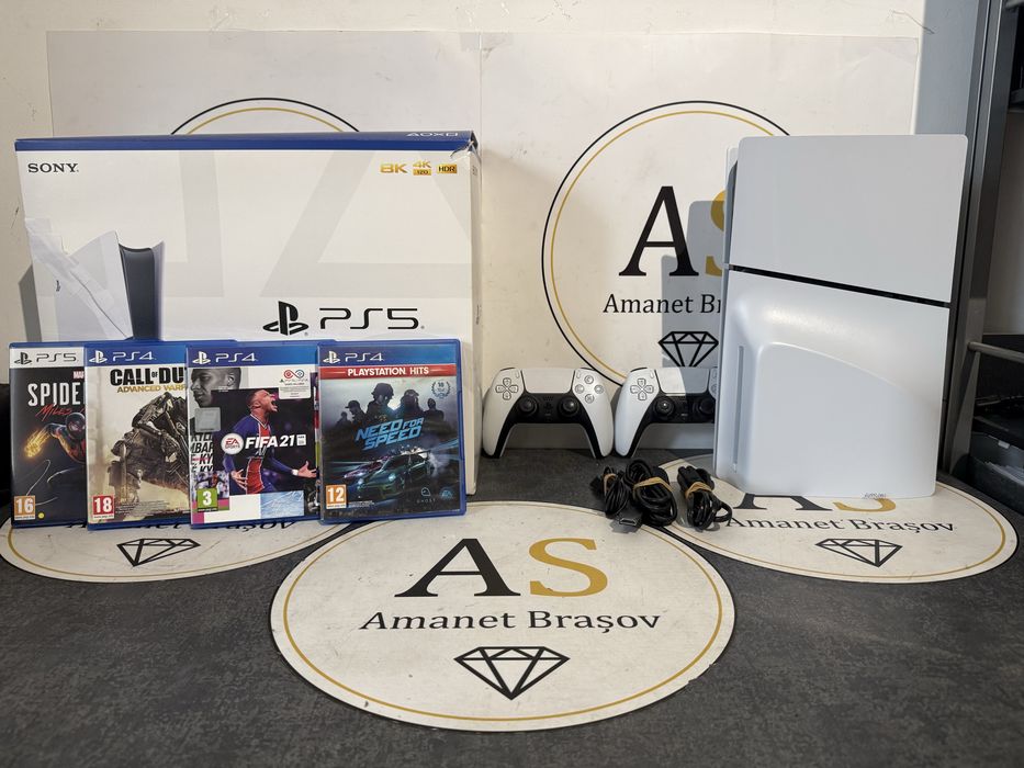 Consola Sony PS5 Slim Disk Play Station 5 fullbox + Garantie
