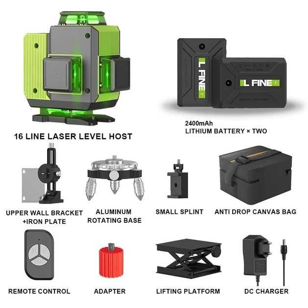 Set construcții și amenajări nivela full+ruleta digitala