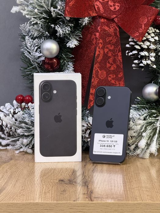 iPhone 16 128 GB АКБ 100% | Mobile Zone